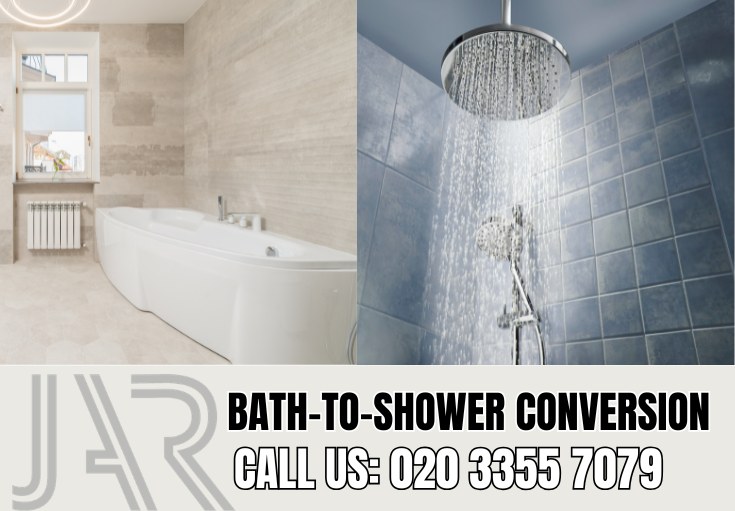 Bath to Shower Conversion by Bayswater Bathroom Fitters